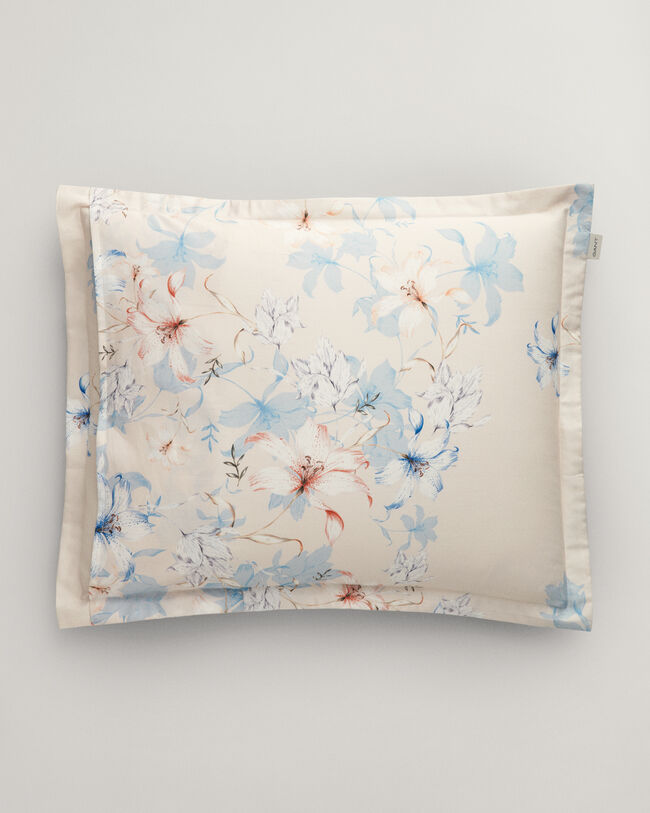 Kopfkissenbezug mit Blumen-Print