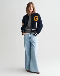 Gestrickte GANT Varsity Jacke