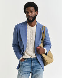 Relaxed Fit Anzugsakko aus Moulin&eacute;-Wolle