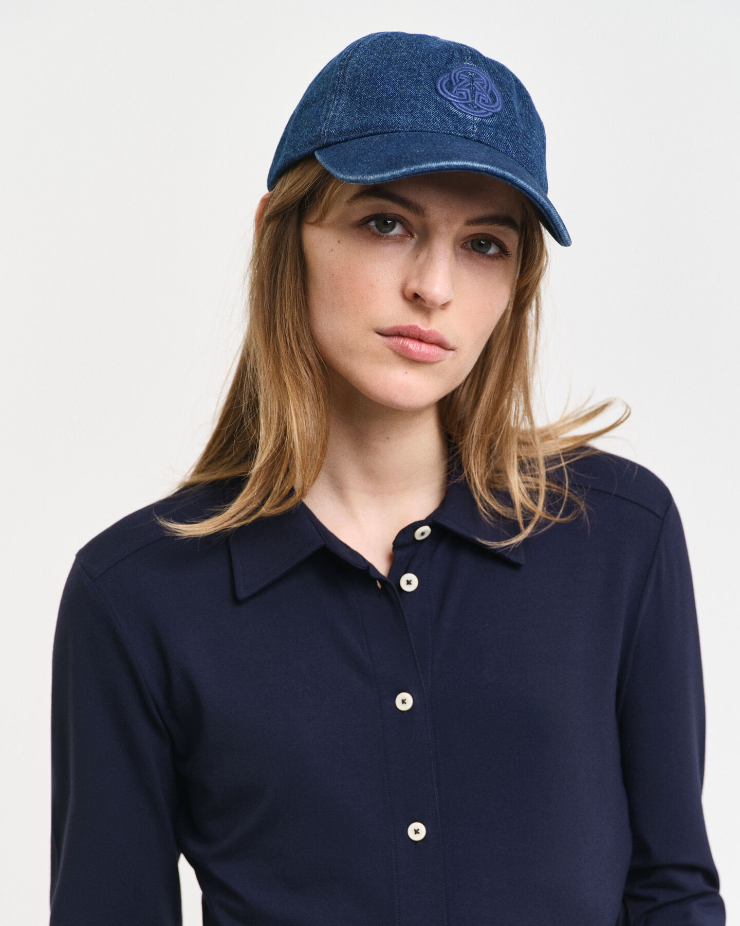 Jersey Hemdblusenkleid