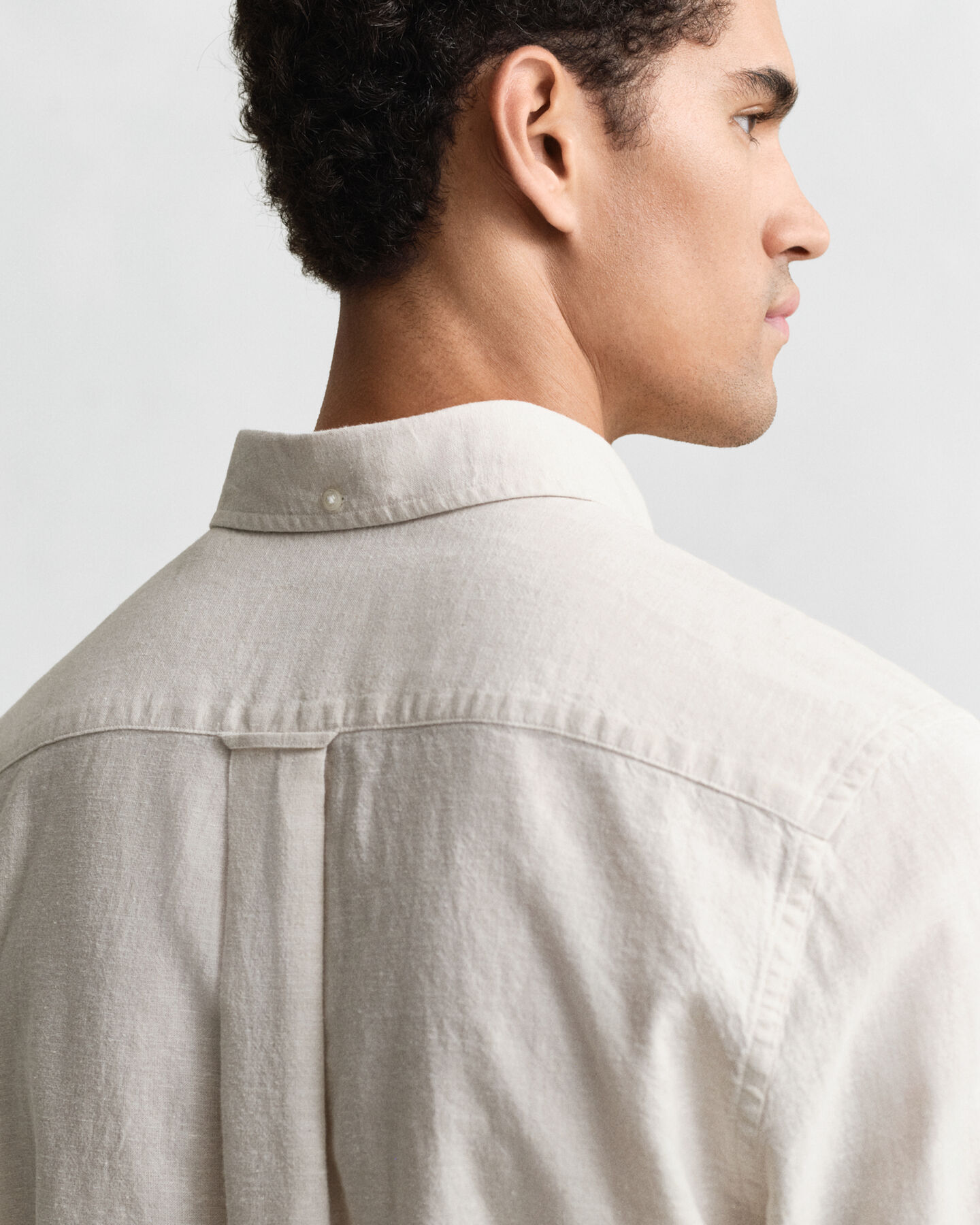 Regular Fit Baumwoll Leinen Hemd