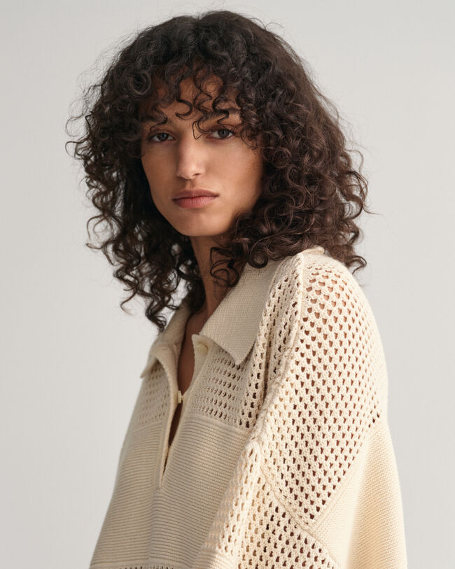 Lochstrick Rugger Kleid