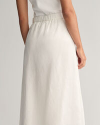 Midirock aus Leinenmischung