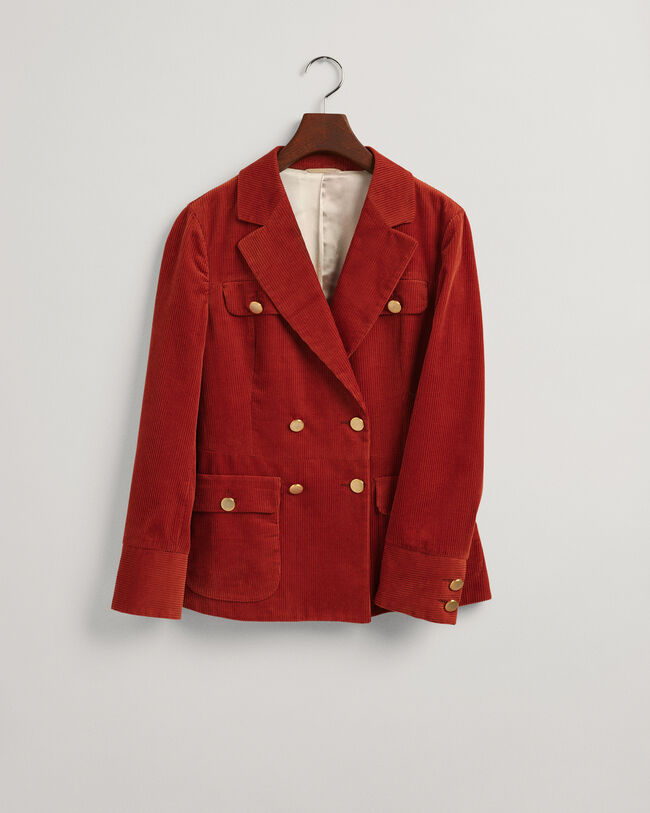 Schmale Blazerjacke aus Cord