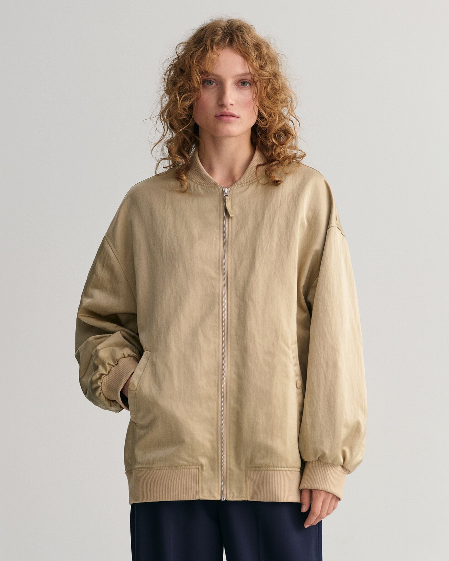 Satin Bomberjacke