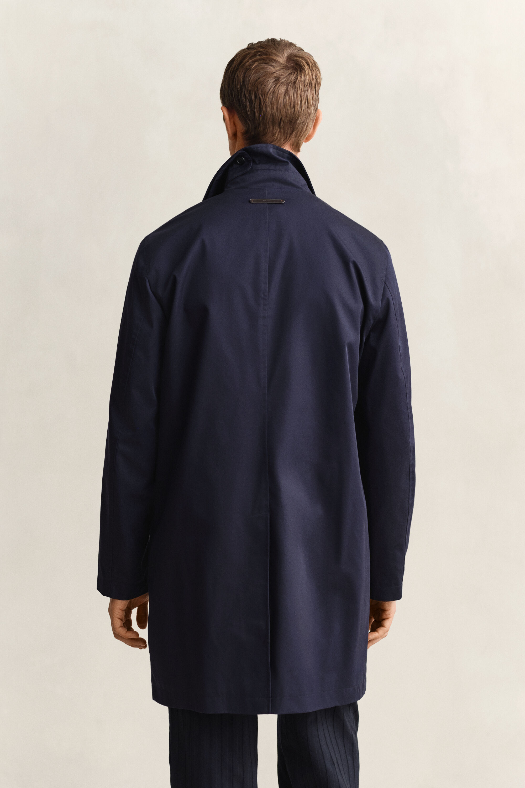 Cotton Blend Car Coat