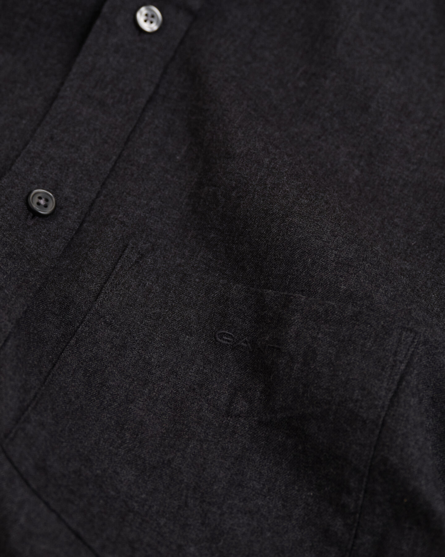 Regular Fit Melange Flanellhemd