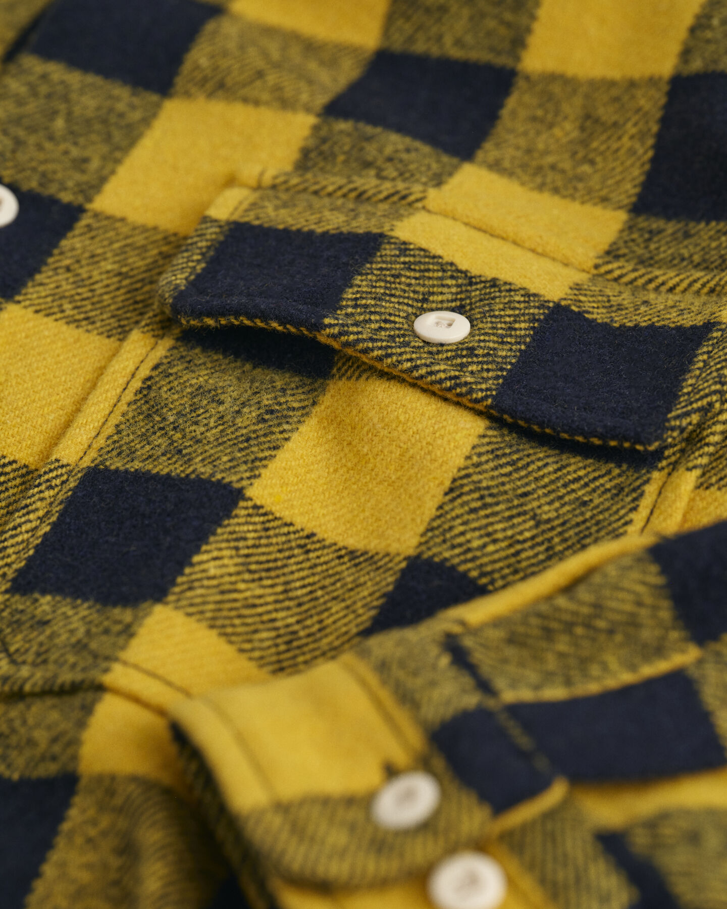 Buffalo Hemdjacke aus Wollgemisch