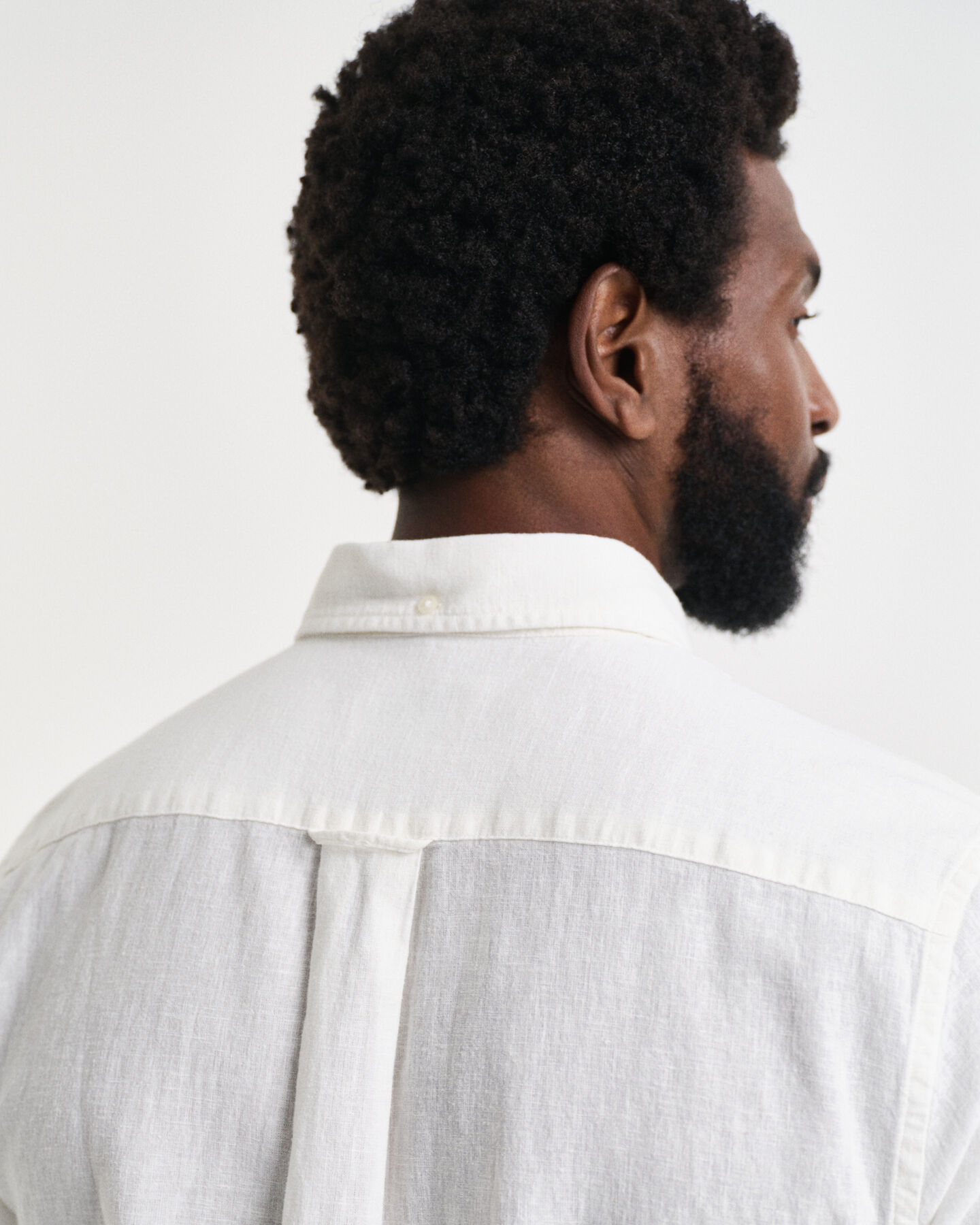 Regular Fit Baumwoll Leinen Kurzarmhemd