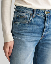 Rigid Jeans mit geradem Bein