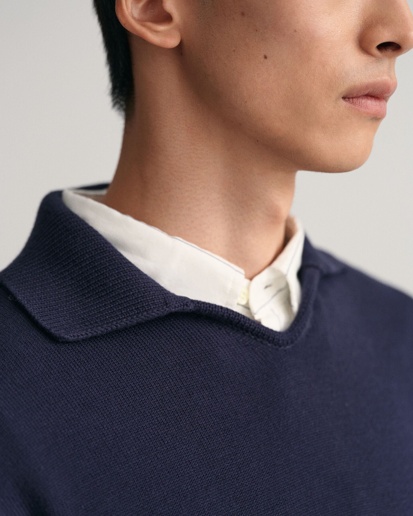 V-Neck Polopullover
