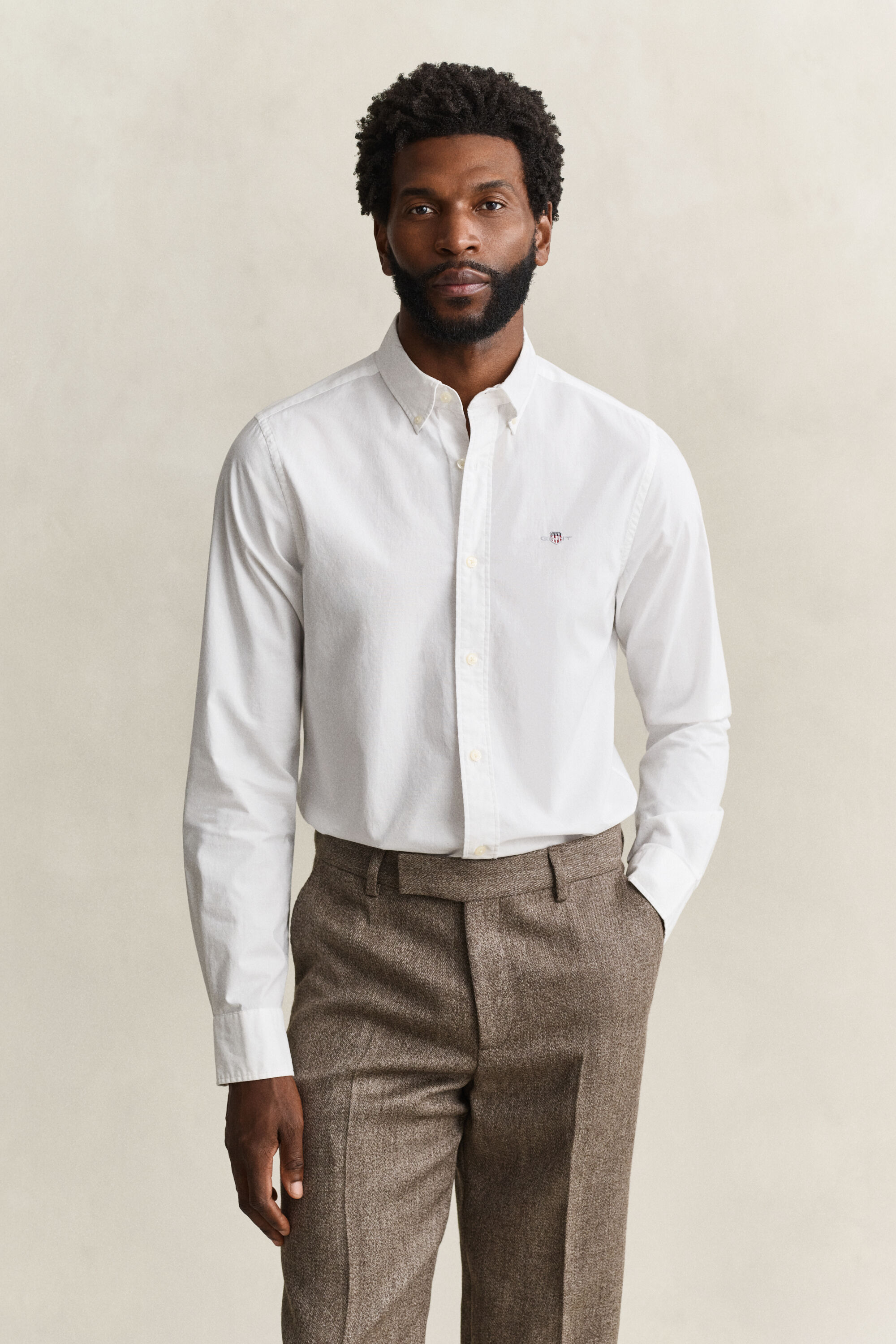Classic Slim Fit Popeline Hemd