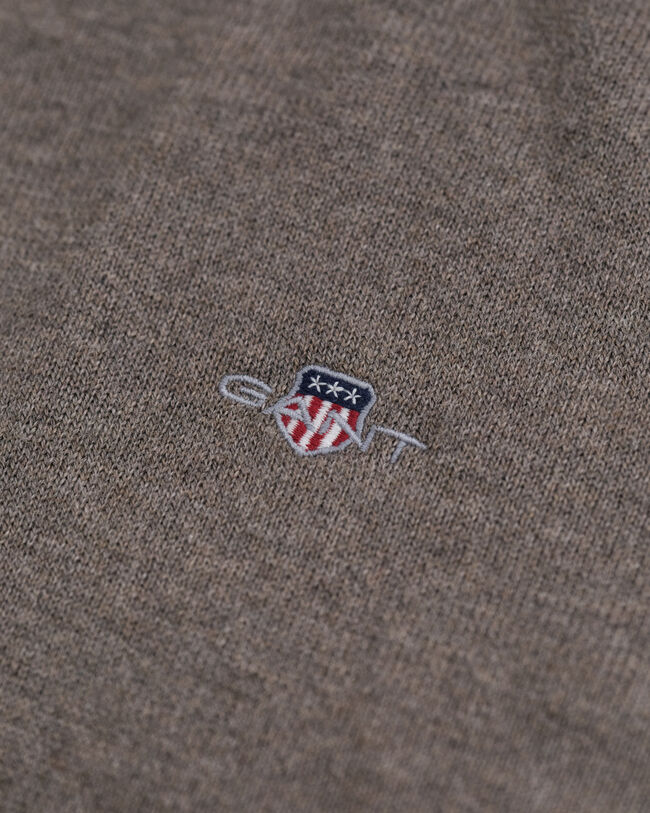 Rollkragenpullover aus Wolle und Baumwolle