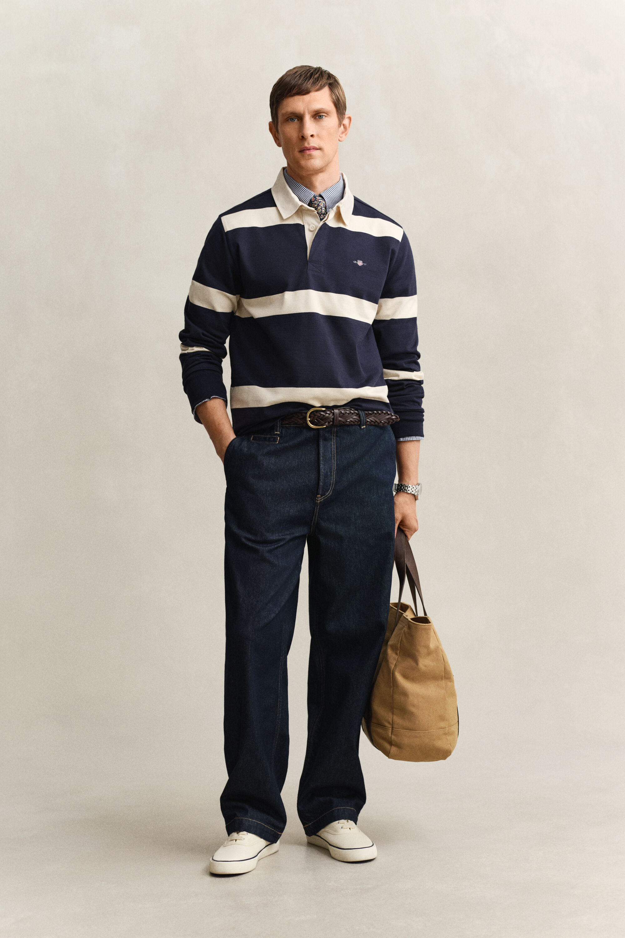 Polo Rugger à rayures