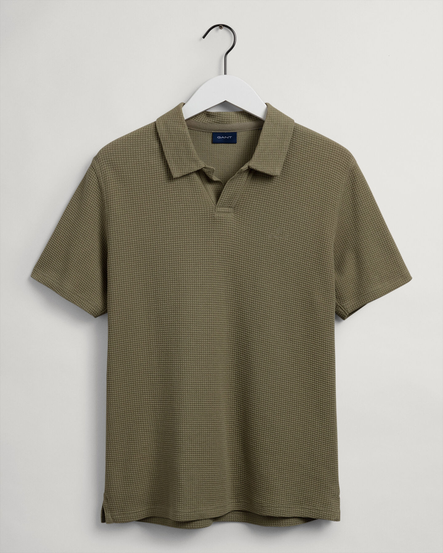 Pure Prep Rugger mit Waffelmuster