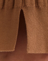 Kleid mit gedrehtem Zopfmuster