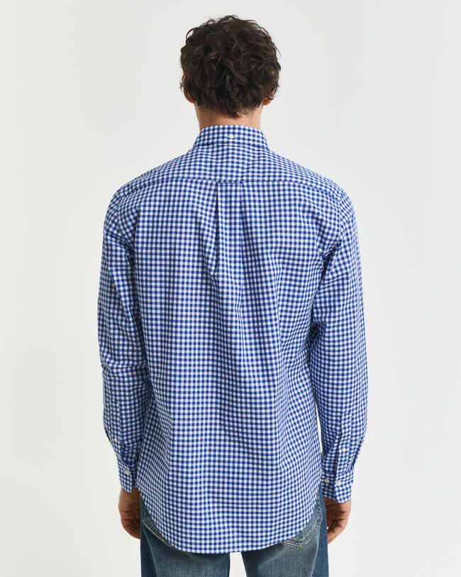 Regular Fit Classic Gingham Popeline Hemd