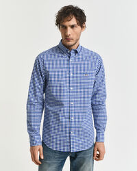 Regular Fit Classic Gingham Popeline Hemd