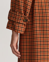 Karierter Trenchcoat