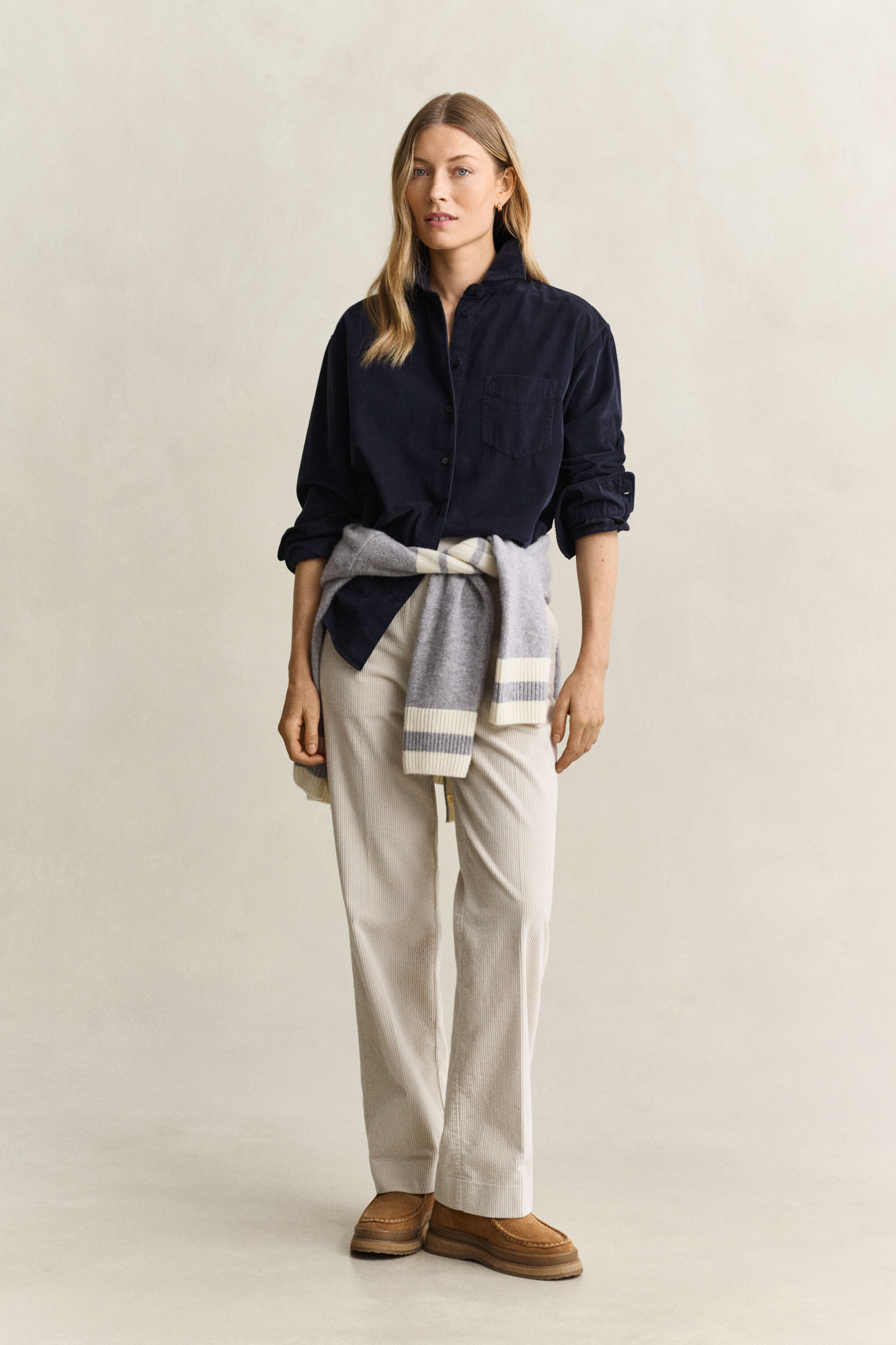 Camicia in velluto a coste relaxed