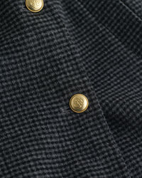 Handgenähter Mantel mit Karomuster