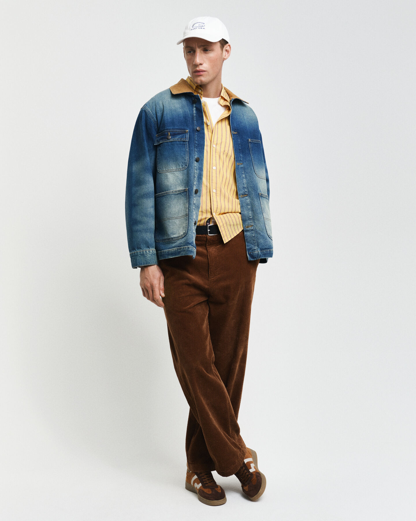 Regular Fit Popeline Bluse mit Streifen