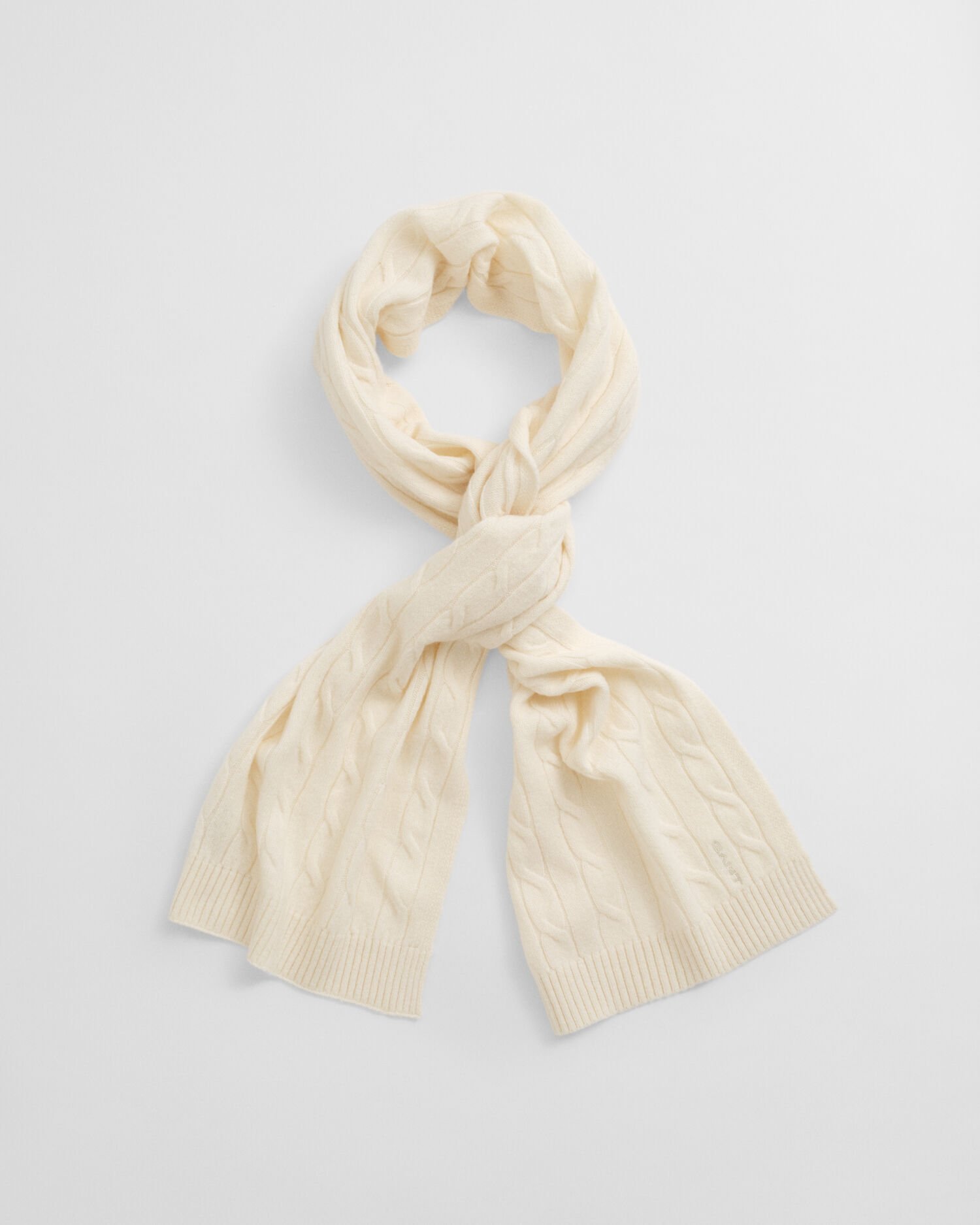 Zopfstrick Wollschal