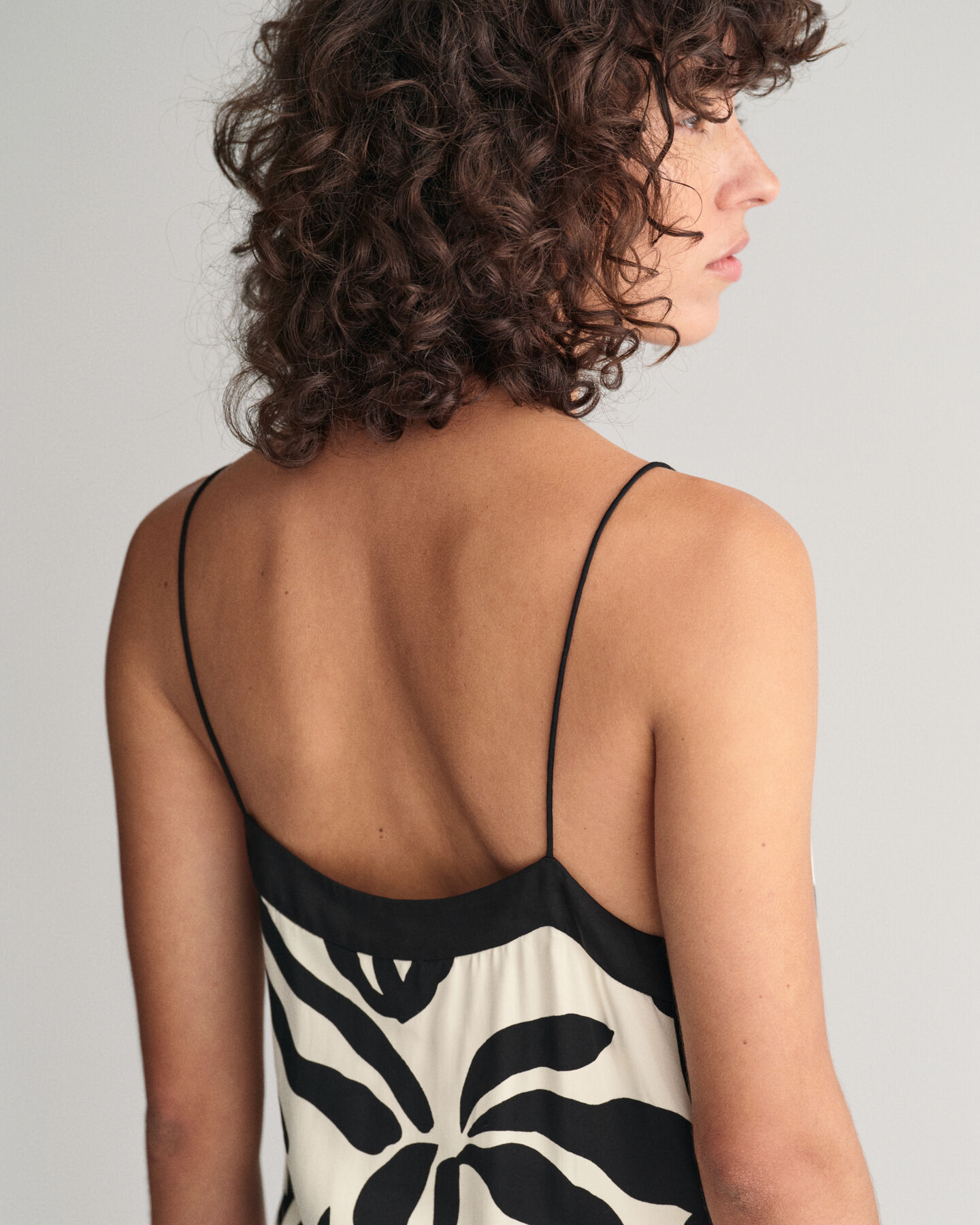 Palm Print Tr&auml;gerkleid