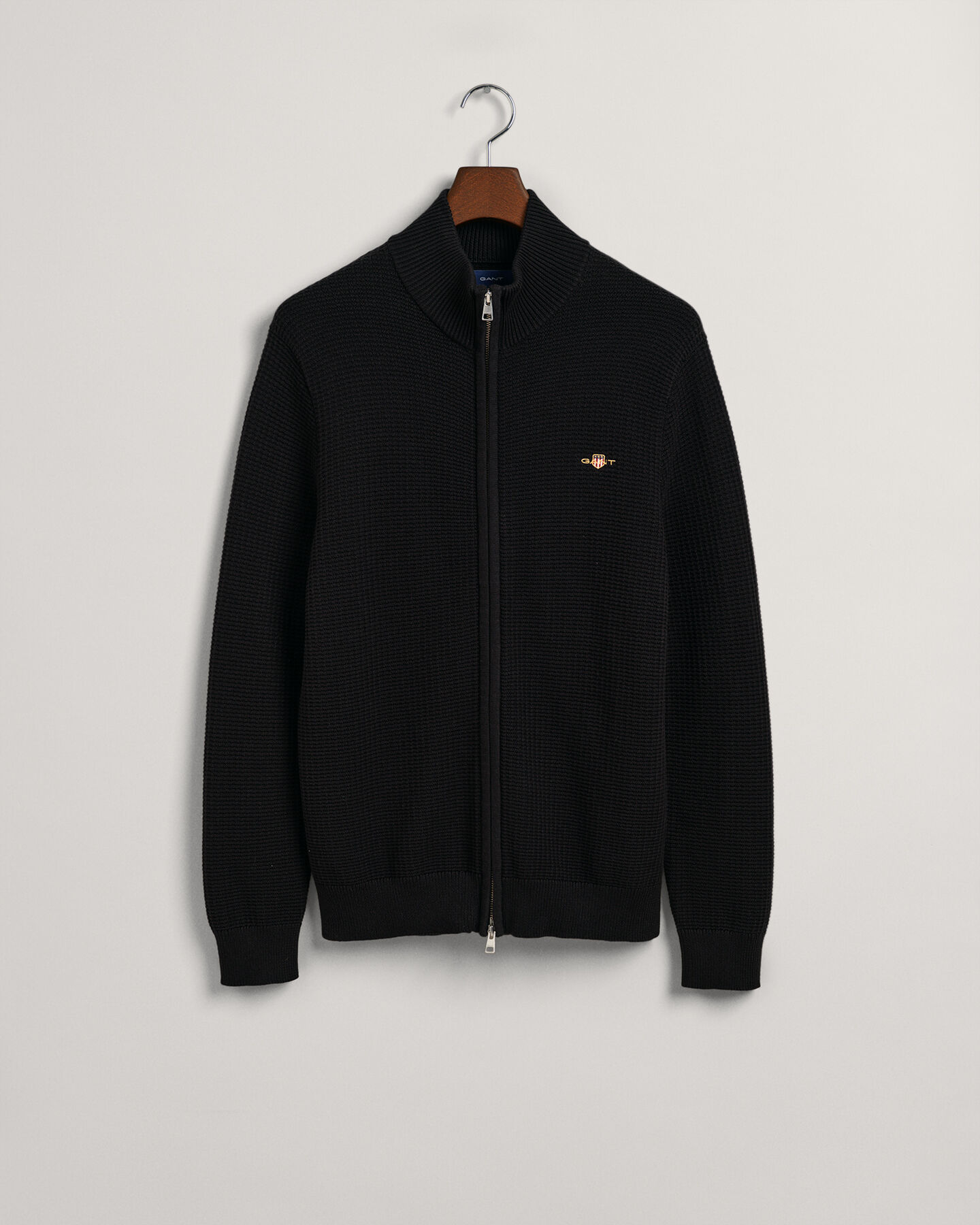 Textured Baumwoll Strickjacke