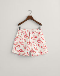 Shorts mit Text-Print