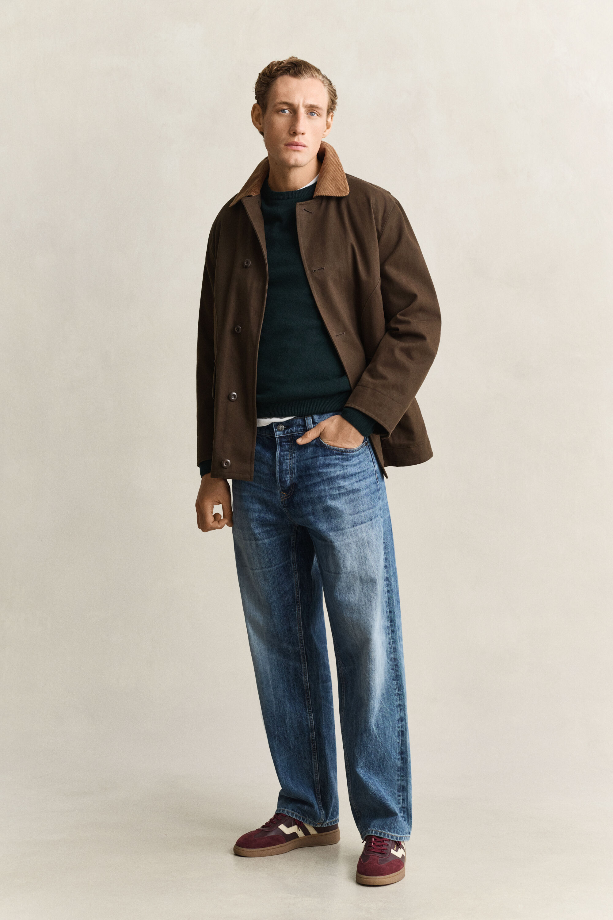 Pull col rond en laine d’agneau