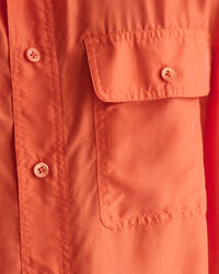 Relaxed Fit Washed Silk Kurzarmhemd