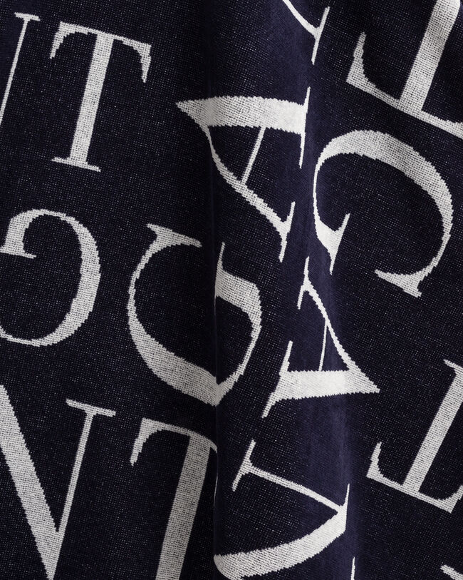 Letter Strandtuch 100 x 180 mit Print