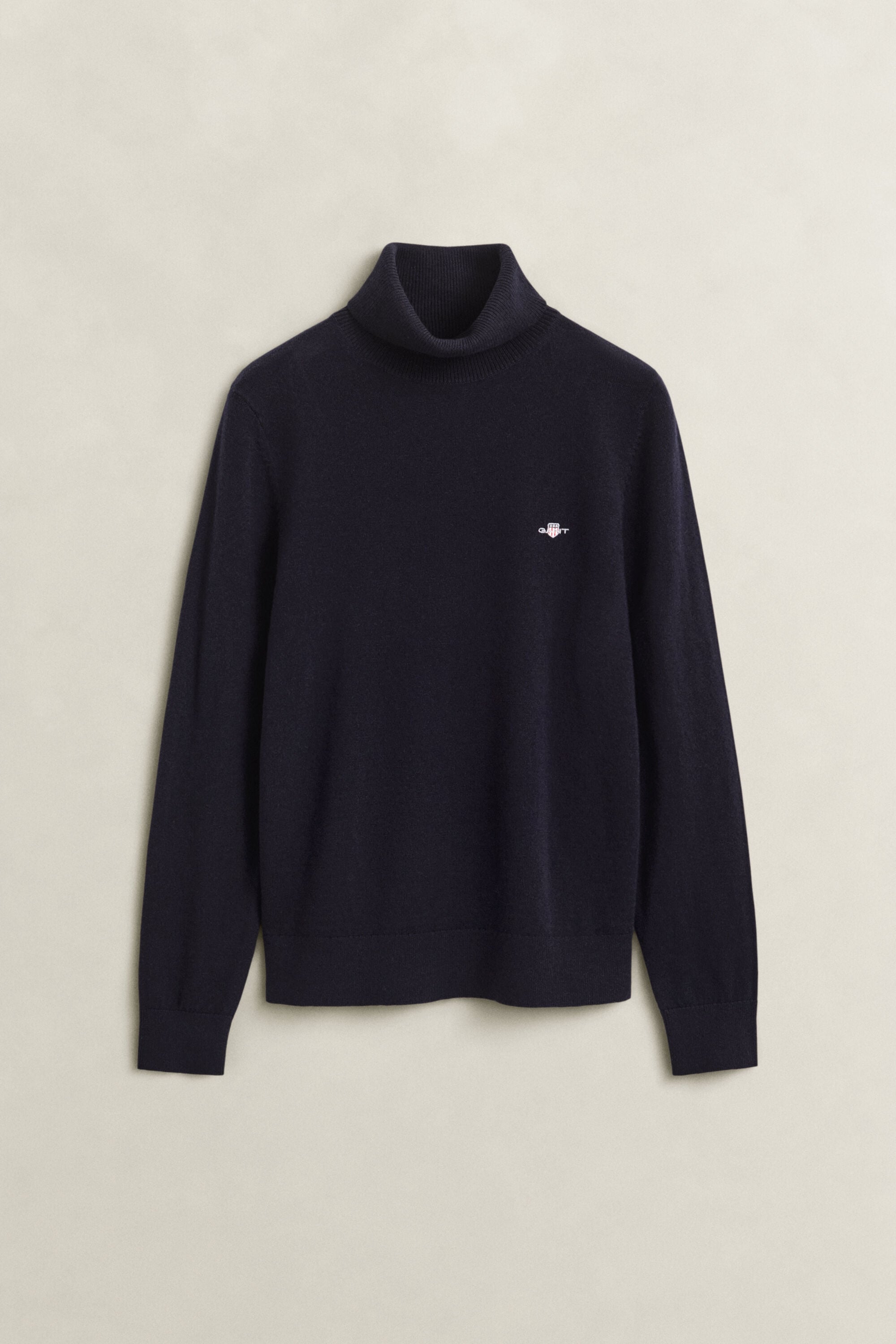 Wool Cotton Turtleneck Sweater