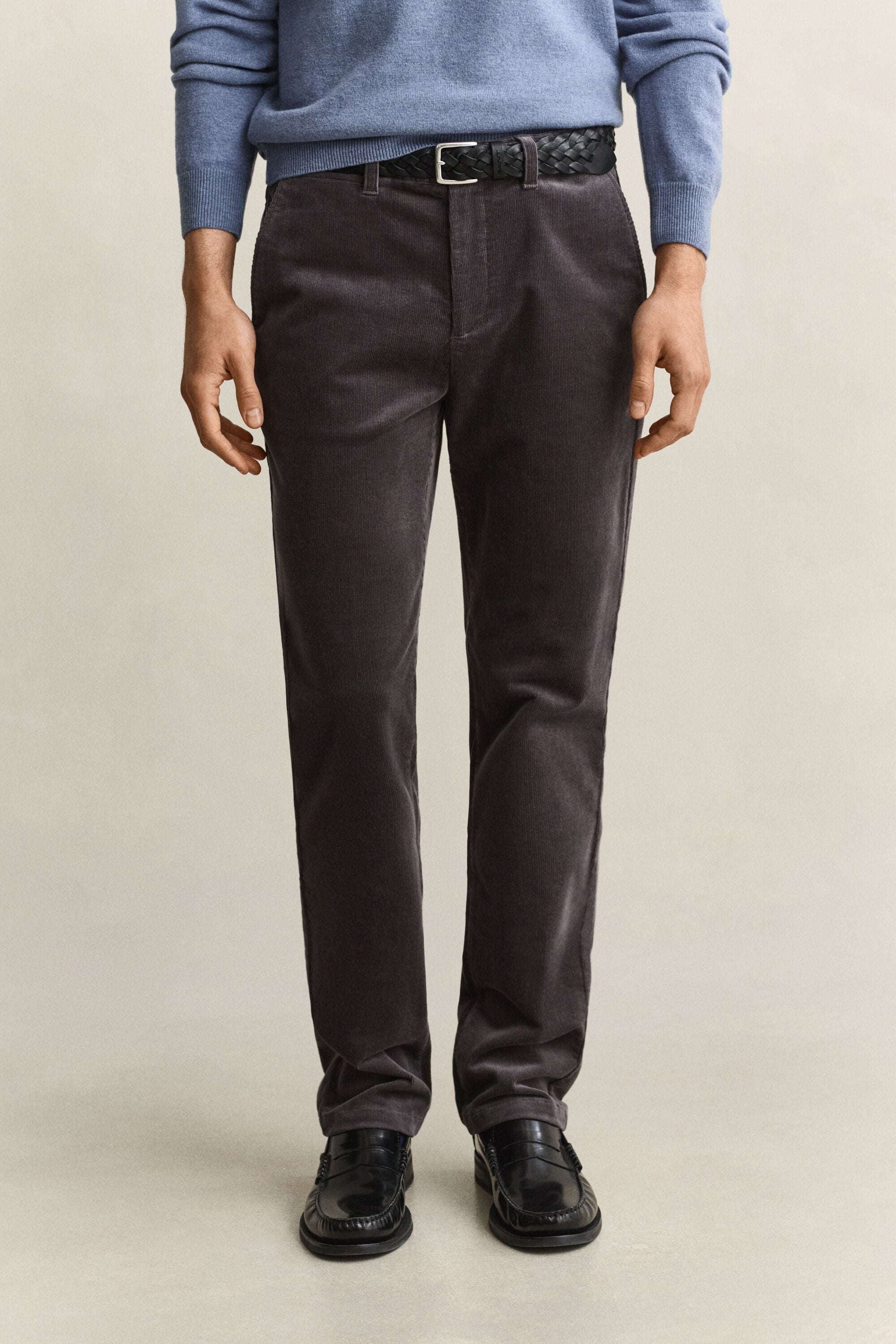 Regular Fit Cord Chinohose