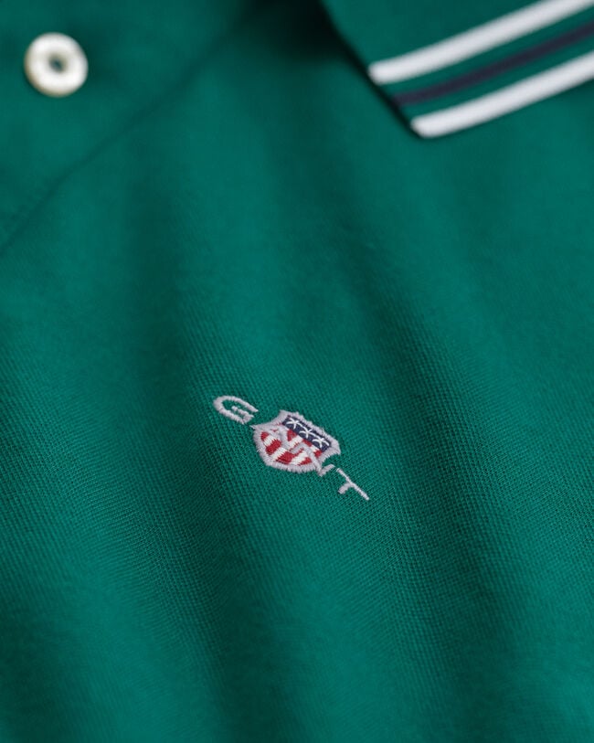 Poloshirt mit Kragenstreifen