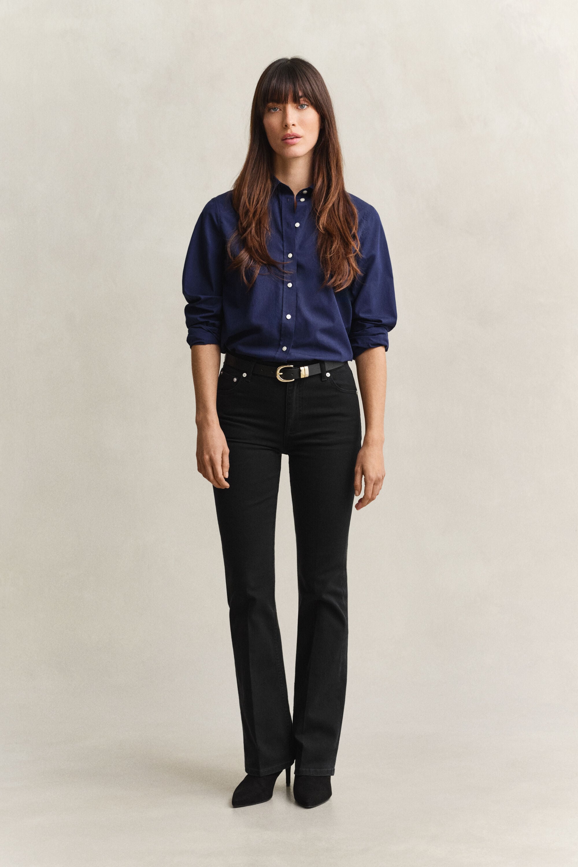 Jean stretch coupe slim évasé