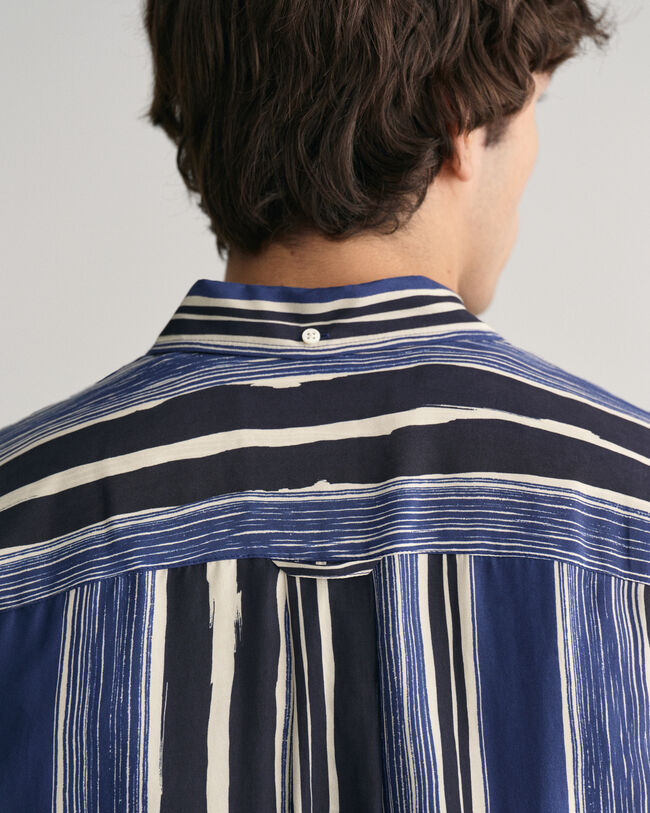 Relaxed Fit Seidenhemd mit Print