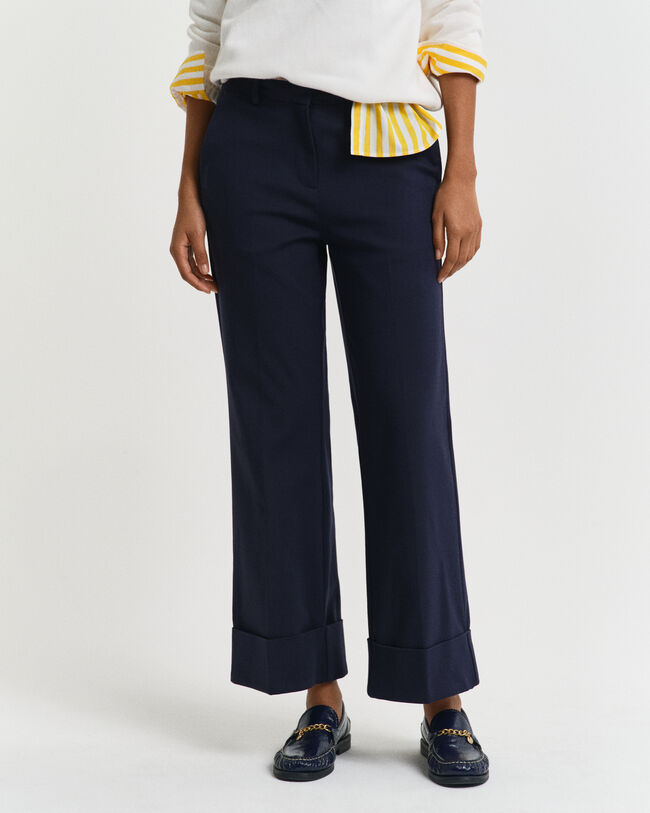 Bügelfaltenhose mit Aufschlag