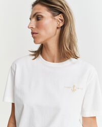 Anchor T-Shirt mit Stickerei
