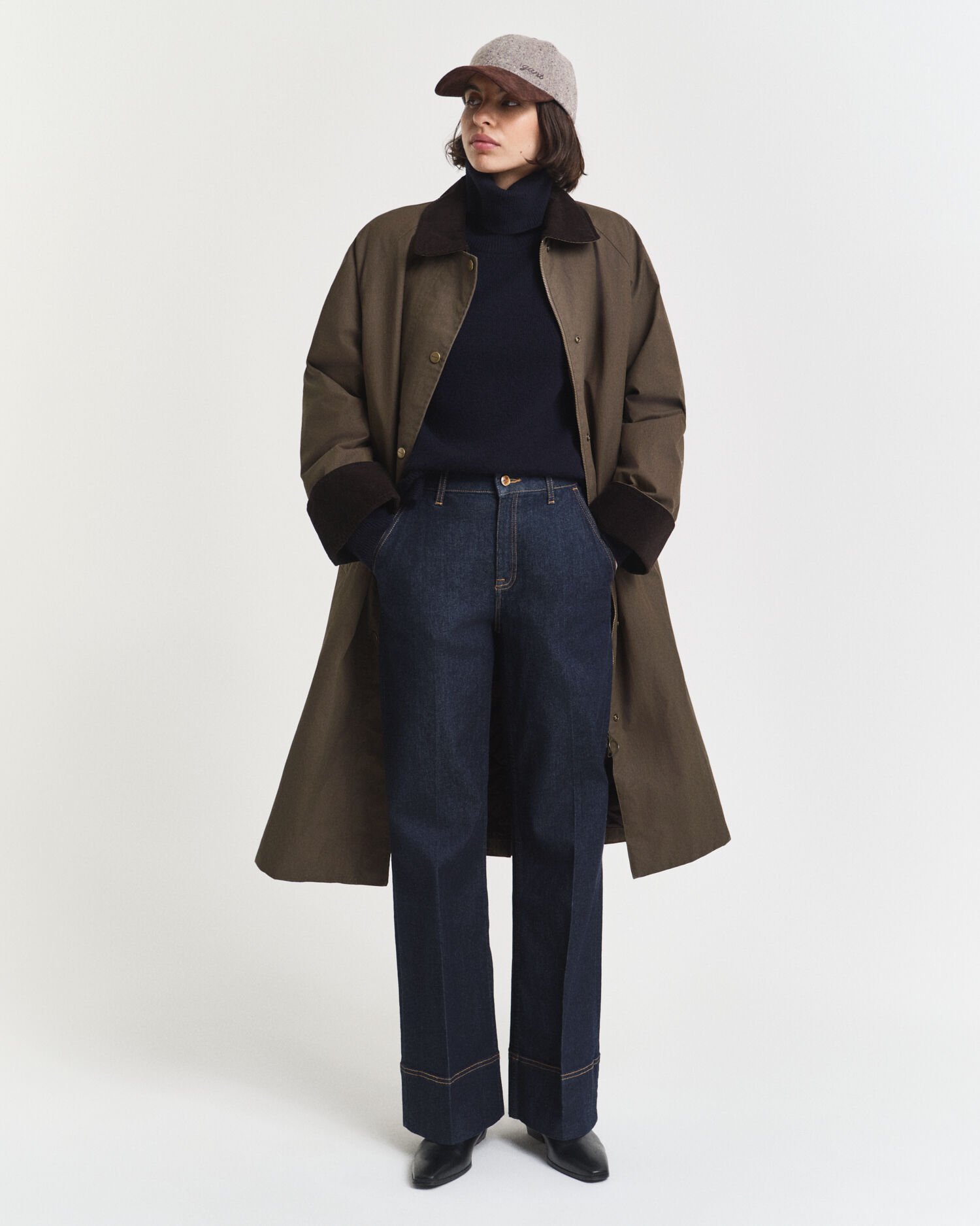 Weicher Rollkragenpullover aus Wolle mit Kaschmiranteil