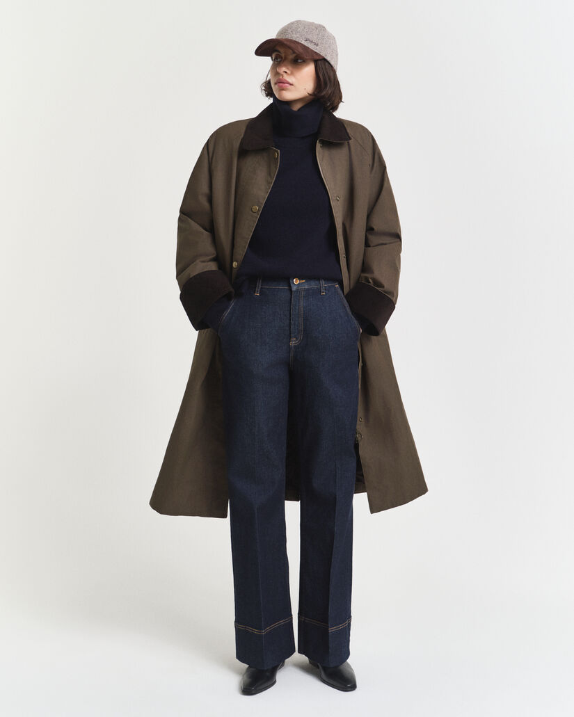 Weicher Rollkragenpullover aus Wolle mit Kaschmiranteil