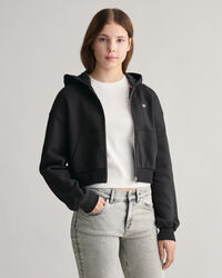 Teen Girls Verk&uuml;rzte Shield Sweatjacke