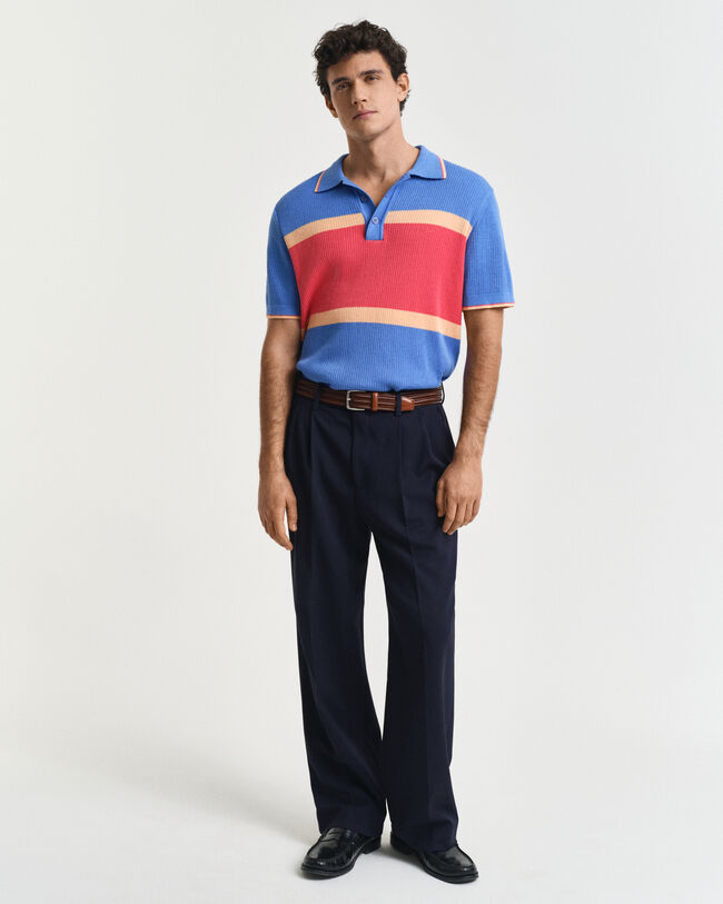 Color Blocked Poloshirt