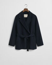 Handgenähte Jacke mit Gürtel