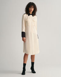 Hemdblusenkleid im Blockfarbendesign