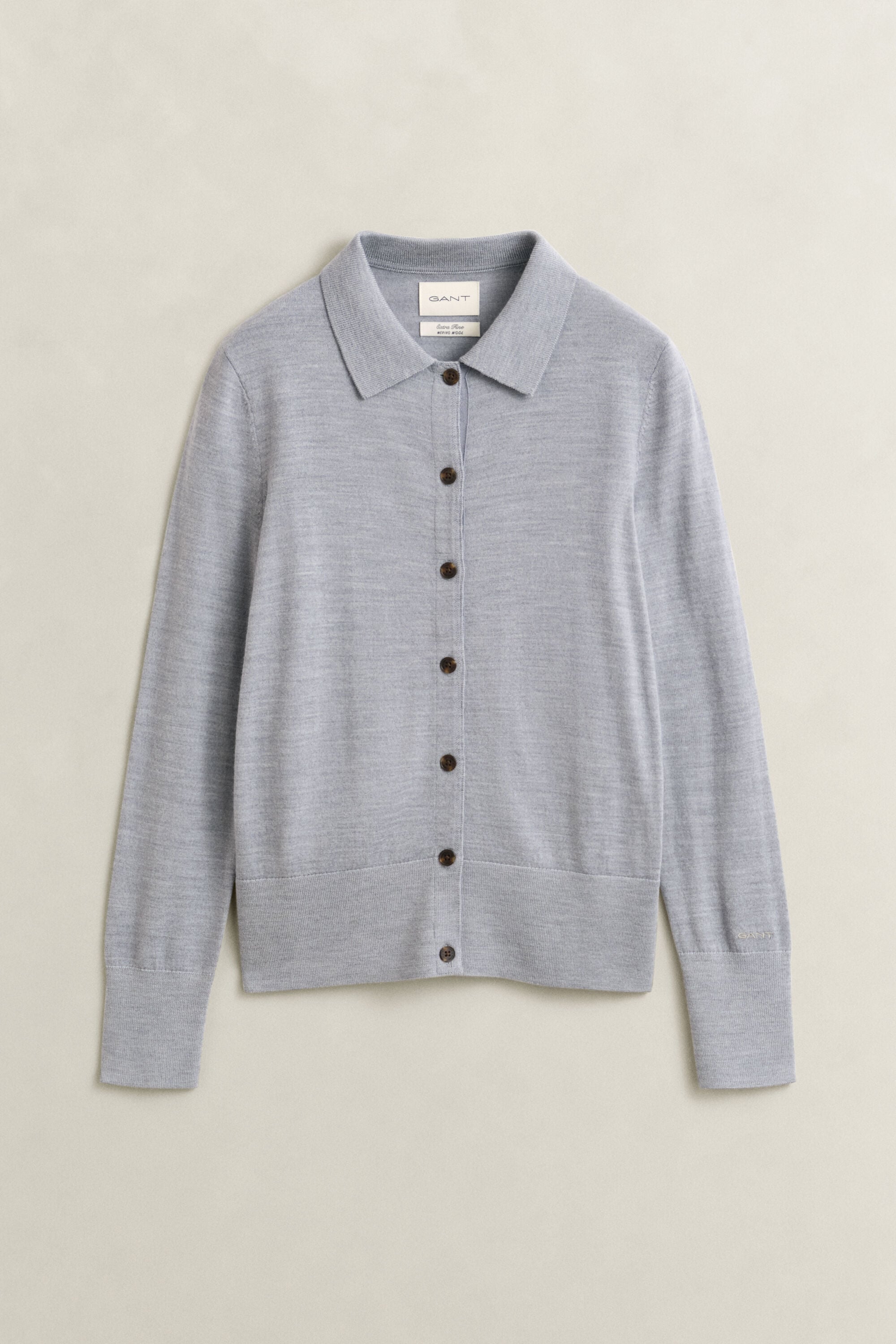 Strickjacke aus extrafeiner Merinowolle