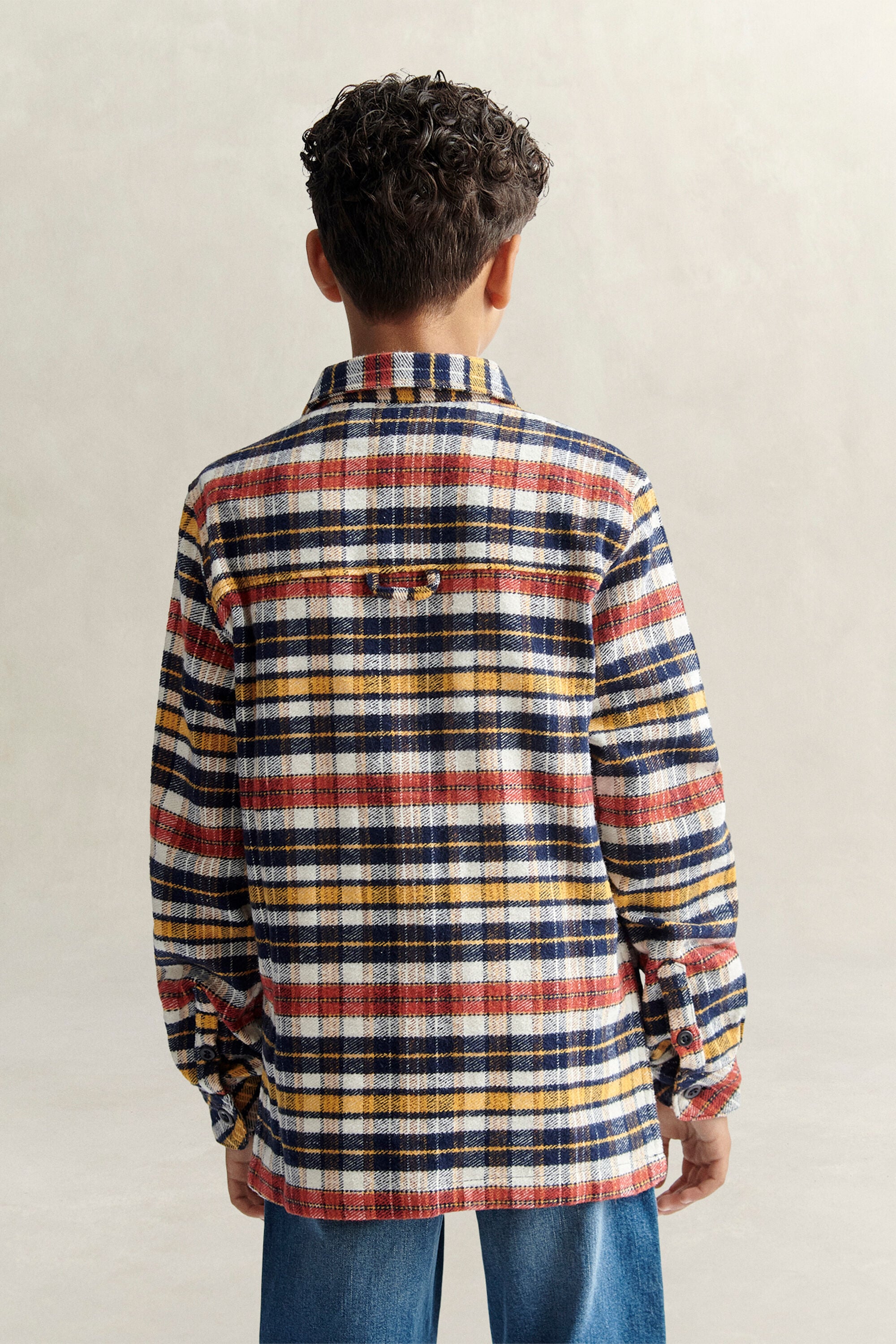 Camicia giacca a quadri Teen Boys