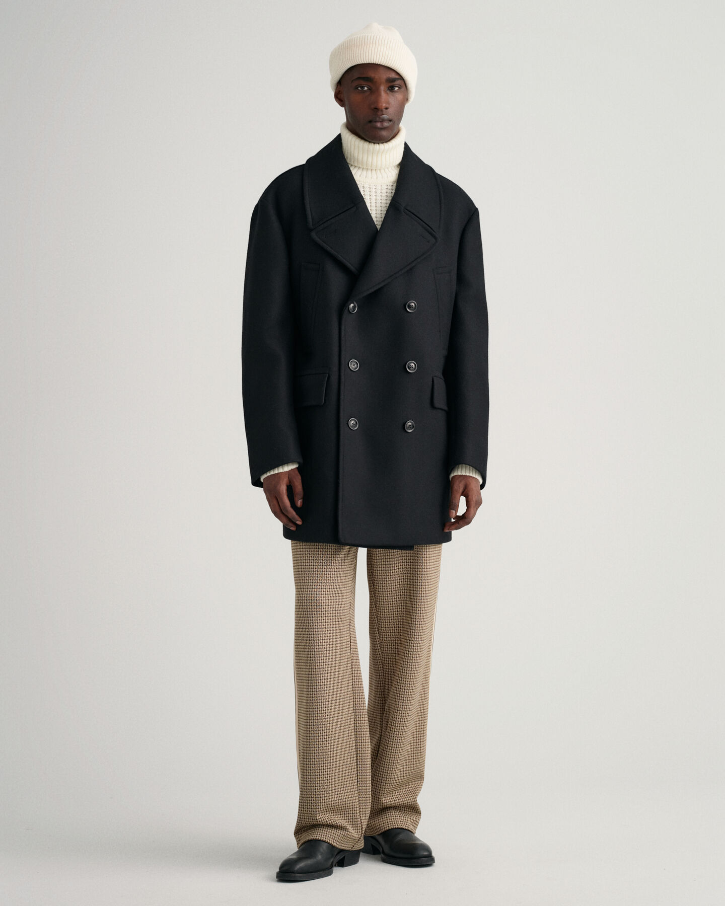 Oversized-Caban aus Wolle