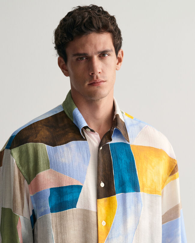 Oversized Art Print Hemd